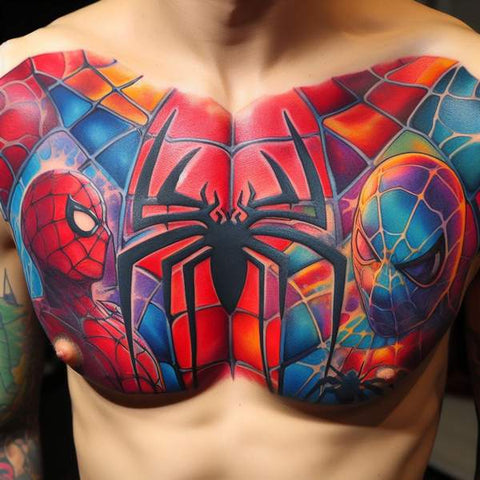 64 Charming Chest Tattoo Ideas For Men 61