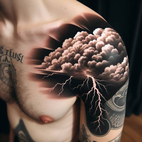 25 Cloud Tattoo Ideas To Fade Away Your Worries 11