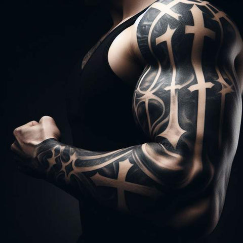 15 Alluring 3 Cross Tattoo Ideas To Look Stylish 8