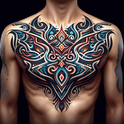 64 Charming Chest Tattoo Ideas For Men 18