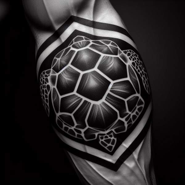 Turtle shell tattoo 2443e