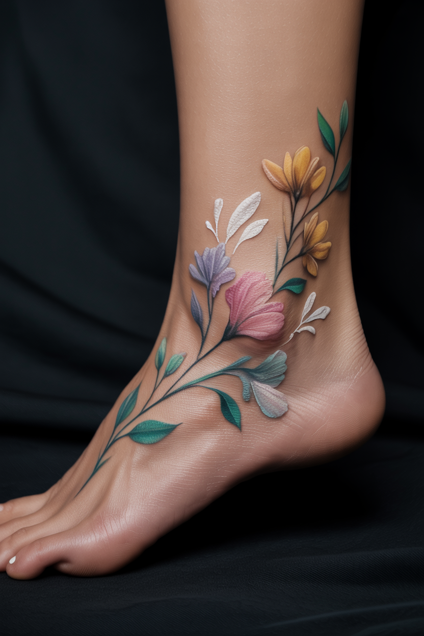 a photograph showcases a woman s foot an Kyd44w1 QnaQ8YdGSaVPfw 7Vg4X5g6R7 c3a2vncbNmg