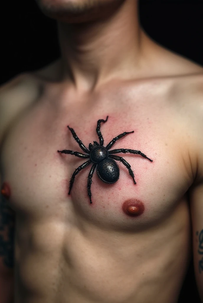 3D Spider Tattoo