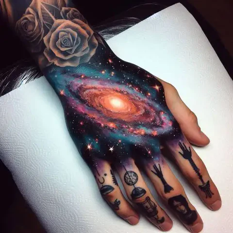 15 Luminescence Galaxy Tattoo Ideas 20 A Big Bet For Adventurers