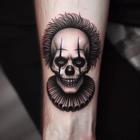 22 Sensational Clown Tattoo Ideas 21 A Bright Idea For Fanatics2