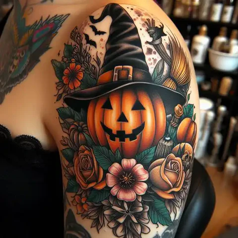 21 Spooky And Sinister Witchy Tattoos ideas 35 A Call For Spooky Season