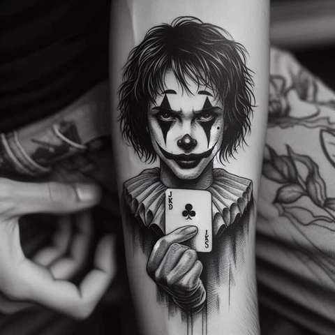 22 Sensational Clown Tattoo Ideas 15 A Change In Perspective
