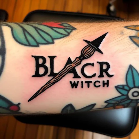 21 Spooky And Sinister Witchy Tattoos ideas 27 A Classic At The Box Office3