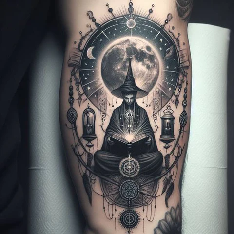 21 Spooky And Sinister Witchy Tattoos ideas 7 A Guide For Learners