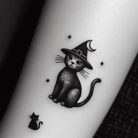 21 Spooky And Sinister Witchy Tattoos ideas 16 A Jack Of Nine Lives2