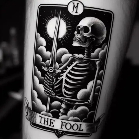 19 Mysterious Designs For Tarot Card Tattoos ideas 28 A Safe Bet For Newbies2