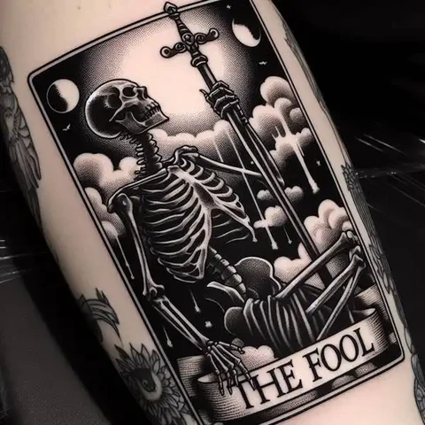 19 Mysterious Designs For Tarot Card Tattoos ideas 29 A Safe Bet For Newbies3