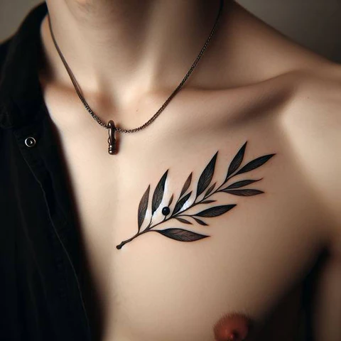 16 Staggering Olive Branch Tattoo Ideas 17 A Smooth Way Of Showering Your Heart With Peace2
