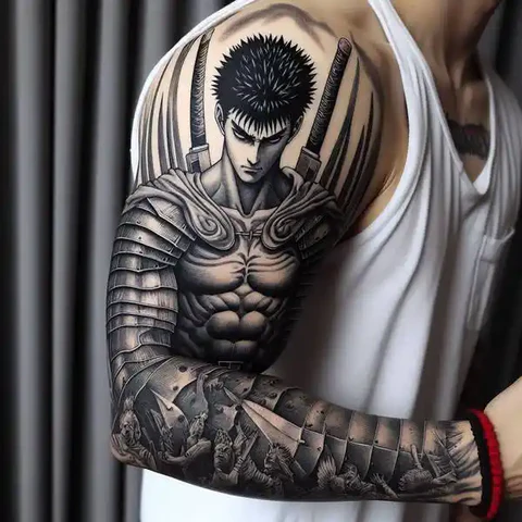 A Stunning Sleeve Tattoo