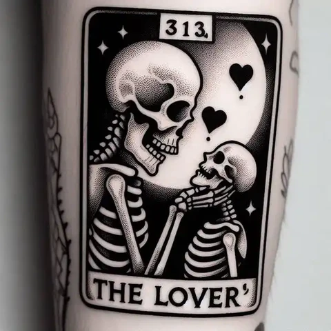 19 Mysterious Designs For Tarot Card Tattoos ideas 4 A Walk In The Park