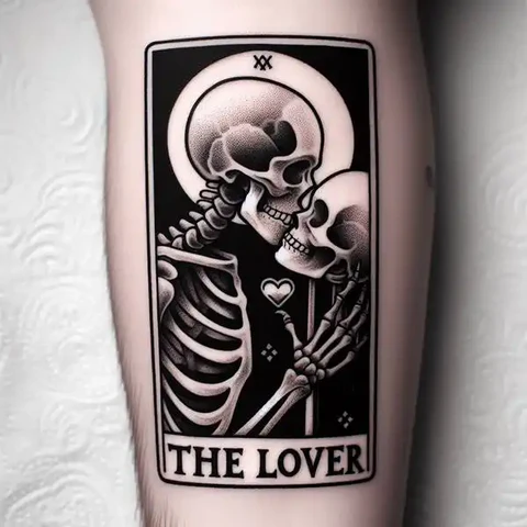 19 Mysterious Designs For Tarot Card Tattoos ideas 6 A Walk In The Park3