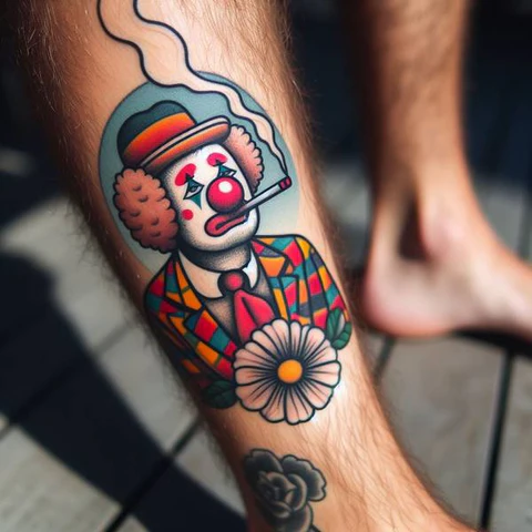 22 Sensational Clown Tattoo Ideas 36 A Win For The Homeless