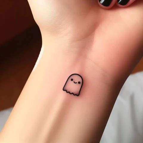 Adorable Ghostface Tattoo2
