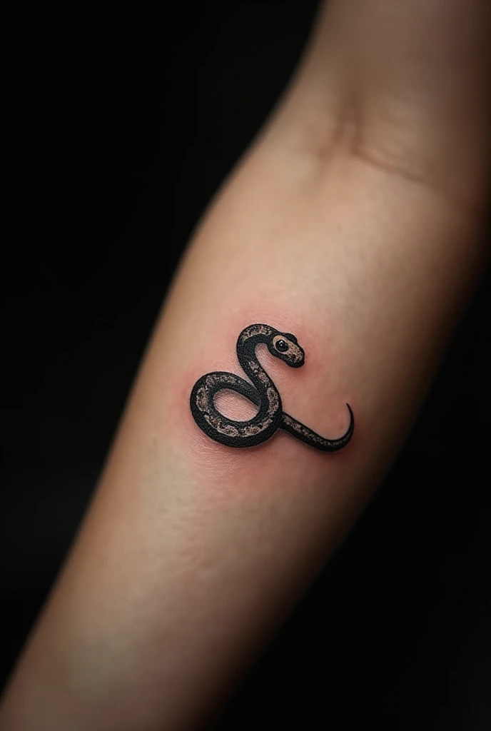 Adorable Snake Tattoo