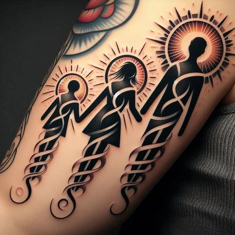 20 Nostalgic Family Tattoo Ideas 2 Aligning The Chakras