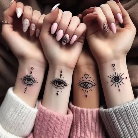20 Stunning Sibling Tattoo Ideas To Go Back In Time! 4 Amulet Of ProtectionAlluring Sibling Tattoo For 4