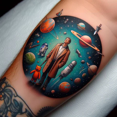 15 Luminescence Galaxy Tattoo Ideas 7 An A List Investment