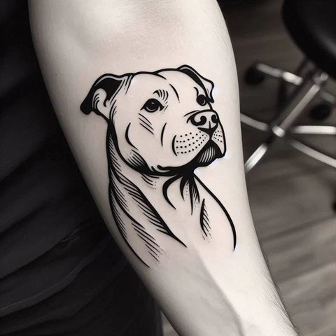 14 Glorious Pitbull Tattoo Ideas 4 An Artistic Masterpiece2