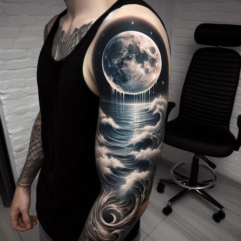 22 Powerful Water Tattoo Ideas 27 An Atmospheric Du