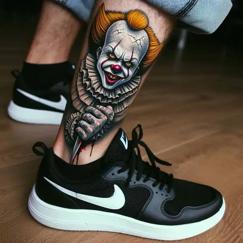 22 Sensational Clown Tattoo Ideas 19 An Icon Amongst Pop Culture2