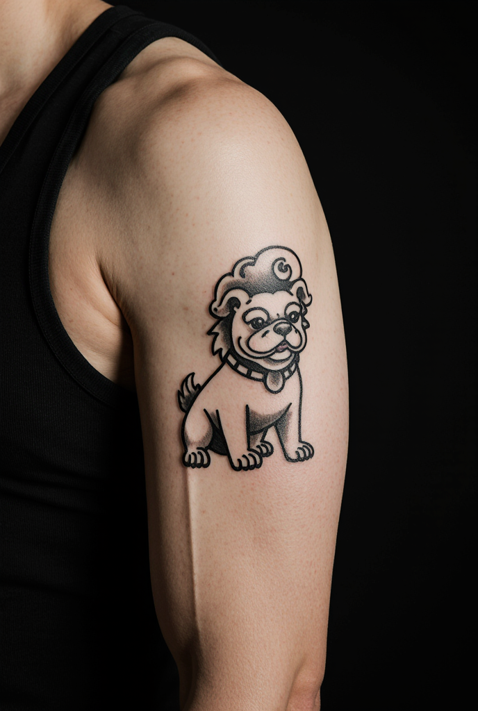 17 Discovering Staggering And Meaningful Ideas For Foo Dog Tattoos 16 Battling Anxiety Made Easy