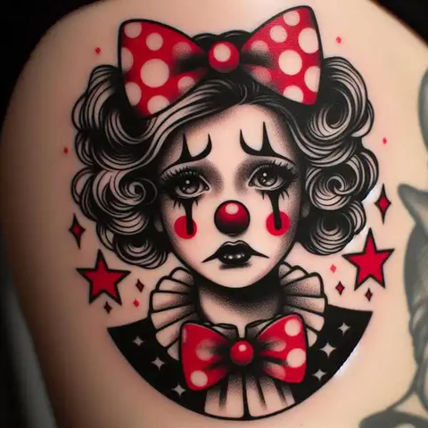 22 Sensational Clown Tattoo Ideas 27 Because Old Habits Die Hard