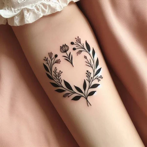 21 Enchanting Heart Tattoo Ideas 16 Blend Of Natural Beaut2