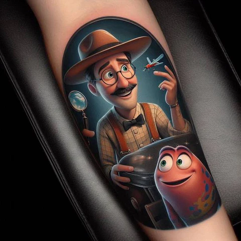 22 Dazzling Disney Tattoo Ideas 29 Blend Of Two Icons