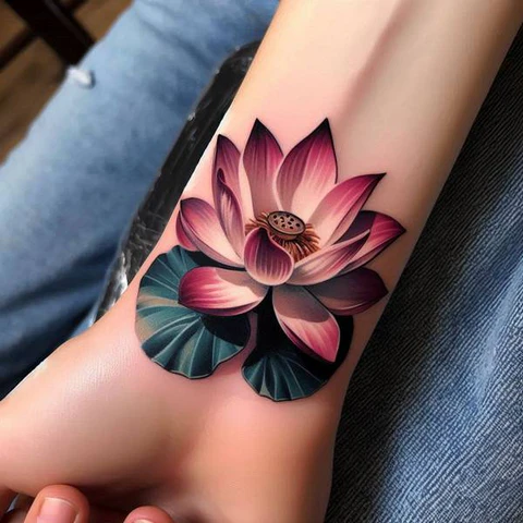 28 Refreshing Lotus Flower Tattoo Ideas 4 Bloom Of Delicac