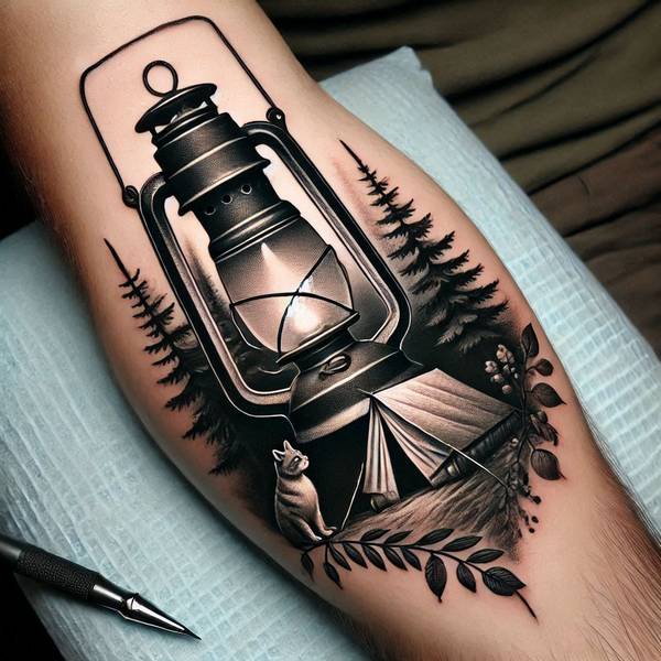14 Vintage Lantern Tattoo Ideas 21 Breathing A Sigh Of Relief