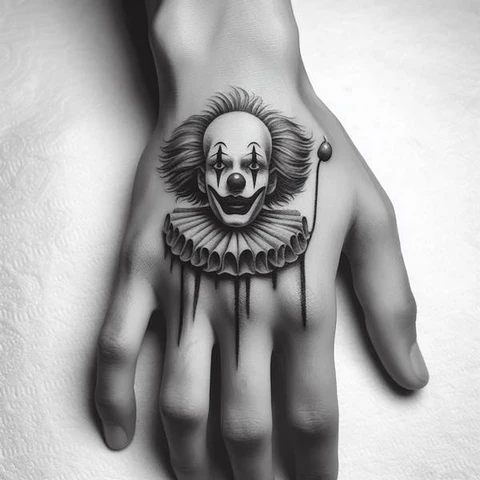 22 Sensational Clown Tattoo Ideas 31 Bringing Ones Vulnerability To The Spotlight2