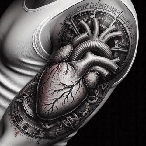 21 Enchanting Heart Tattoo Ideas 2 Burst Of
