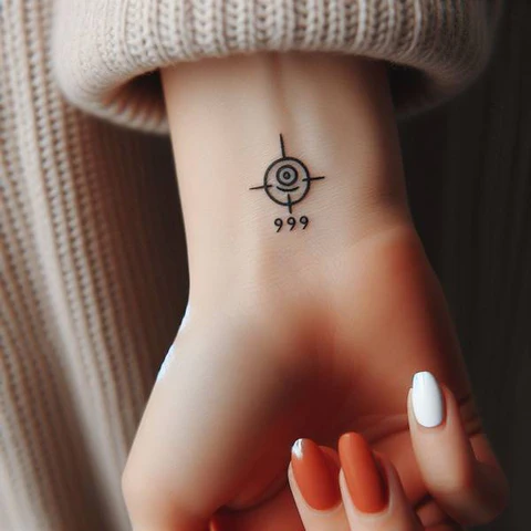 17 Astonishing 999 Tattoo Ideas That Are Both Meaningful And Stylish 7 Cautious 999 Wrist Tattoo With A Simple Twist