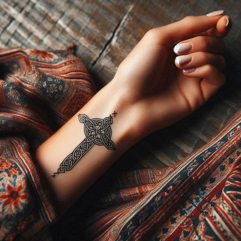 17 Empowering Ideas For Celtic Cross Tattoos 7 Celtic Knot Cross Tatto