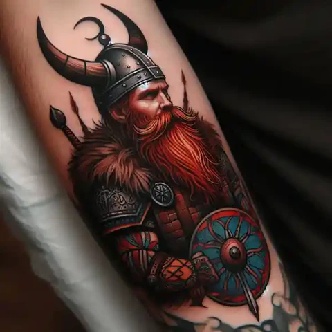 Channeling The Inner Soldie Bodacious Viking Warrior Tattoo