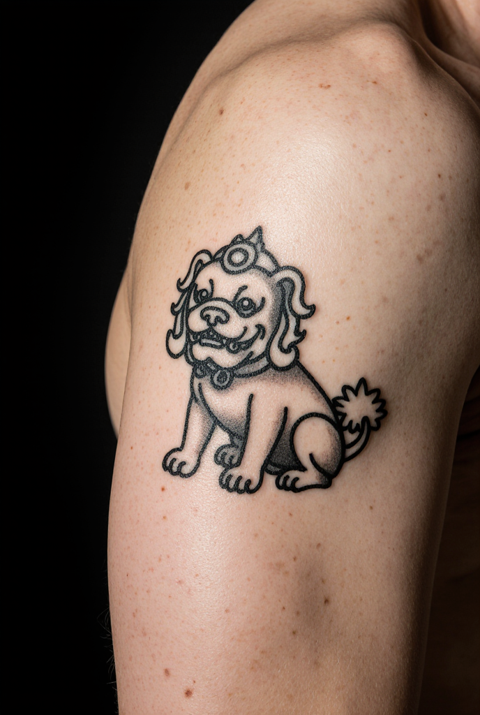 17 Discovering Staggering And Meaningful Ideas For Foo Dog Tattoos 14 Chasing Leadership With Kindness And Respect