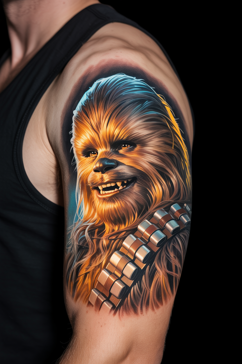 Chewbacca tatto 2