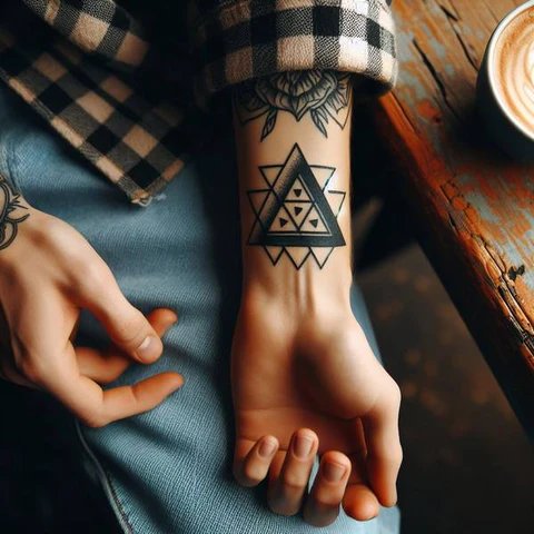 20 Glorious Valknut Tattoo Ideas To Unleash Your Inner Warrior 3 Clearing The Controvers Shaded Valknut Tattoo Bad Luck