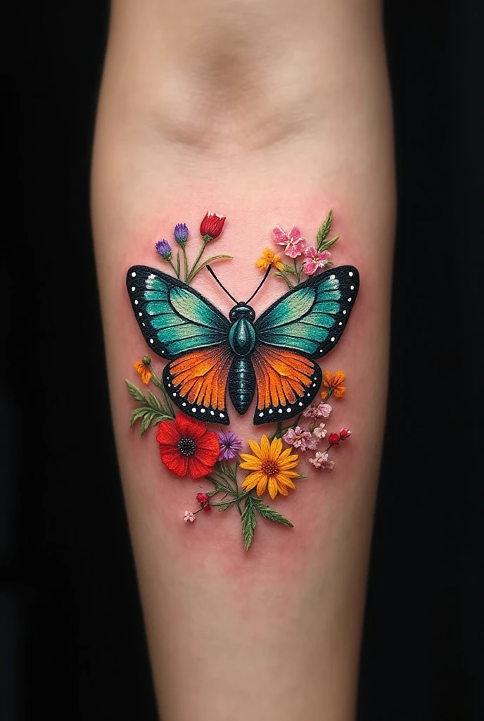 15 Magical Moth Tattoo Ideas 13 Colorful Cecropia Moth Tattoo