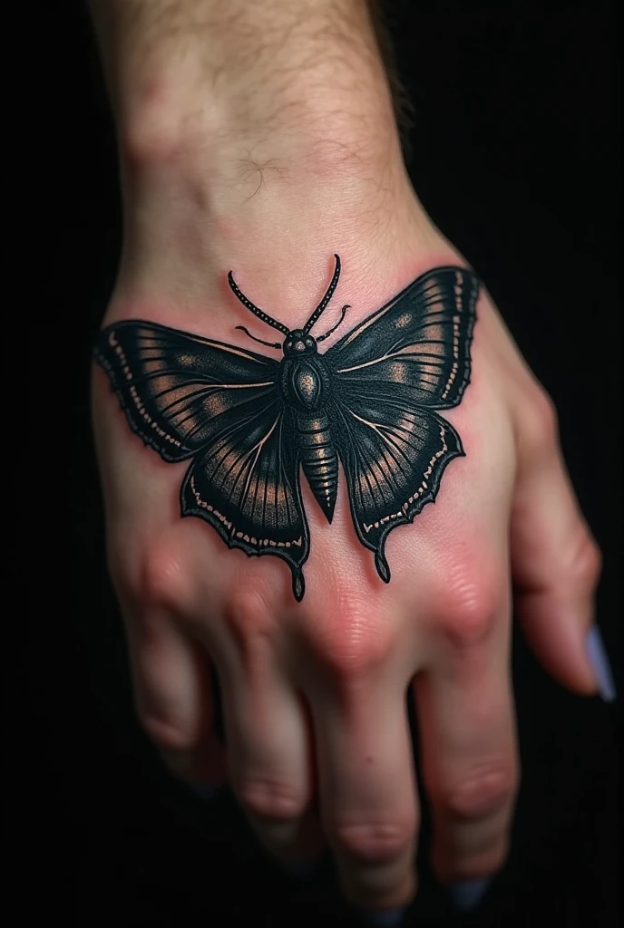 15 Magical Moth Tattoo Ideas 12 Combined Moth Butterfly Tattoo