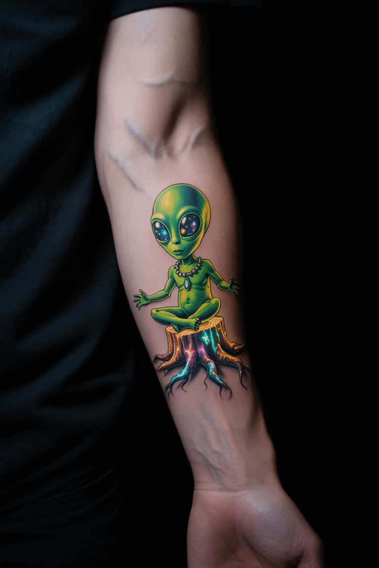 18 Mysterious Alien Tattoo Ideas