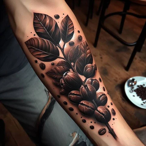 12 Pacifying Ideas For Coffee Tattoos 28 Connecting The Dots One By One32