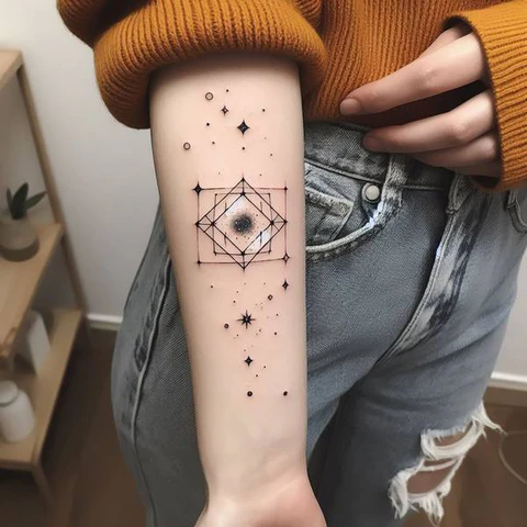 15 Luminescence Galaxy Tattoo Ideas 19 Constructing The Solar System2