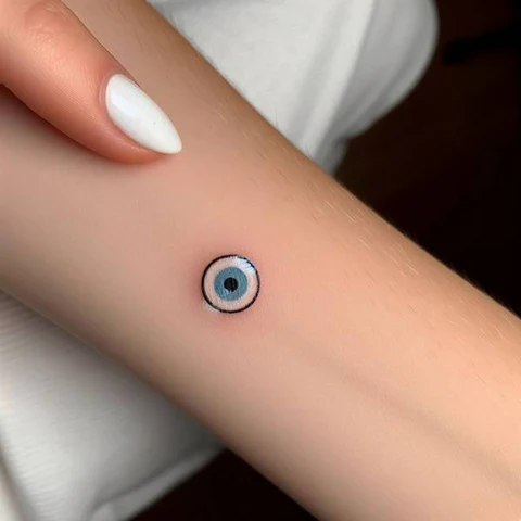 18 Engaging Evil Eye Tattoo Ideas 1 Dainty Evil Eye Tattoo