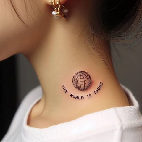 Dainty The World Is Yours Design
